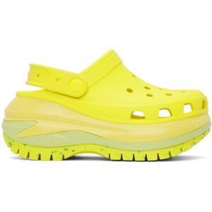 Crocs Yellow Mega Crush Clogs  - Acidity - Size: US 4 - female