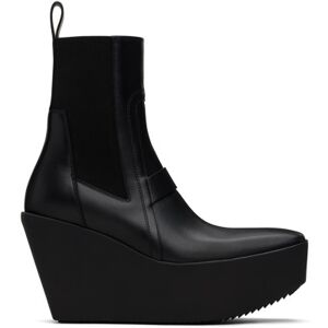 Rick Owens Black Sliver Platform Beatle Boots  - 09 Black - Size: IT 37 - female