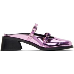 Justine Clenquet Pink Andie Metallic Mules  - Pink - Size: IT 36 - female