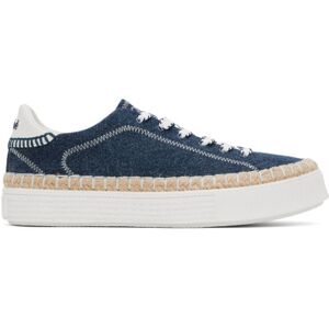 Chloé Navy Telma Sneakers  - 45D Denim - Size: IT 36 - female