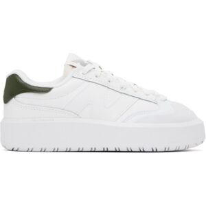 New Balance White & Green CT302 Sneakers  - White/Kombu - Size: US US 5.5 Women / US 4 Men - female