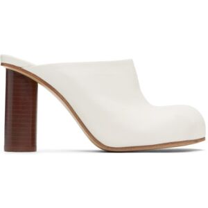 JW Anderson White Paw Leather Mules  - 18826-100-WHITE - Size: IT 35.5 - female