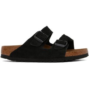 Birkenstock Black Narrow Arizona Soft Footbed Sandals  - Black - Size: IT 35 - female