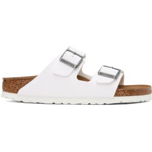 Birkenstock White Narrow Arizona Sandals  - White - Size: IT 35 - female