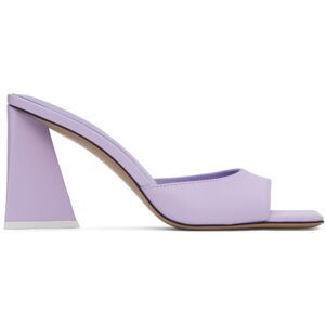 The Attico Purple Mini Devon Mules  - 011 Lilac - Size: IT 36.5 - female