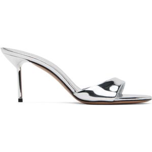 Paris Texas Silver Lidia 70 Mules  - Silver - Size: IT 36.5 - female