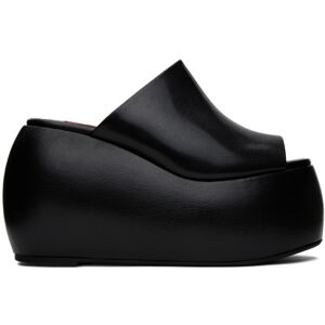SIMONMILLER Black Platform Bubble Wedge Heeled Sandals  - Black - Size: IT 37 - female