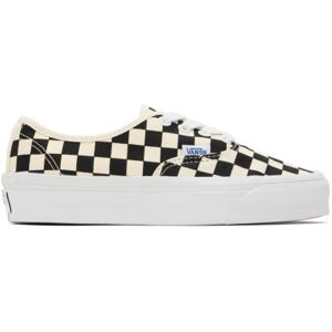 Vans Off-White & Black Authentic Reissue 44 LX Sneakers  - LX CHECKERBOARD BLAC - Size: US US 5.5 Women / US 4 Men - female