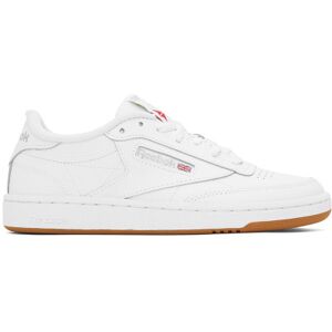 Reebok Classics White Club C 85 Sneakers  - White/Light Grey/Gum - Size: US 5.5 - female