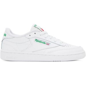 Reebok Classics White Club C 85 Sneakers  - Ftwwht/Ftwwht/Goldmt - Size: US 5.5 - female