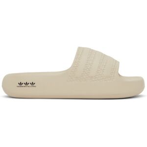 adidas Originals Beige Adilette Ayoon Slides  - Clear Brown/Black - Size: US 10 - female