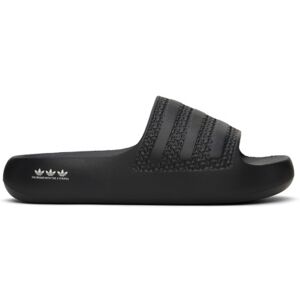 adidas Originals Black Adilette Ayoon Slides  - Core Black - Size: US 10 - female