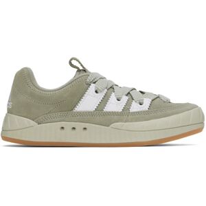 adidas Originals Gray Adimatic Sneakers  - Silver Pebble/White - Size: US 5 - female