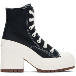 Converse Black Chuck 70 De Luxe Heels  - Black/ Egret/ Egret - Size: US 8.5 - female