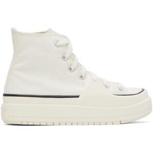 Converse Off-White All Star Construct Sneakers  - Vintage White/Black/ - Size: US 5.5 - female