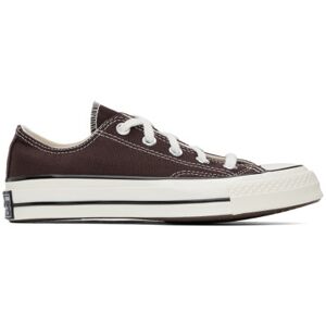 Converse Brown Chuck 70 Vintage Canvas Sneakers  - Dark Root/Egret/Blac - Size: US 5.5 - female