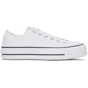 Converse White Chuck Taylor All Star Lift Sneakers  - WHITE/BLACK/WHITE - Size: US 8.5 - male