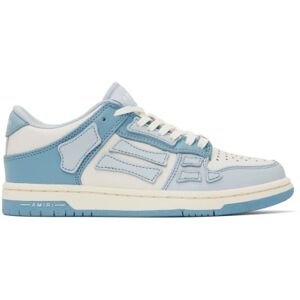 AMIRI Blue & Off-White Skel-Top Sneakers  - Blue - Size: IT 36 - female