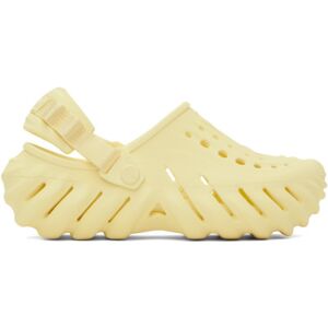 Crocs Yellow Echo Clogs  - Buttercream - Size: US 4 - female