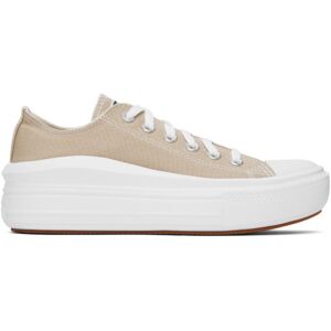 Converse Beige Chuck Taylor All Star Move Sneakers  - Nutty Granola/White/ - Size: US 5.5 - female
