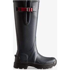 Hunter Balmoral Side Adjustable Wellington Boots - Navy/Peppercorn - Female - Size: 4