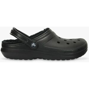 Crocs Classic Lined Clogs - Black - Male - Size: 9