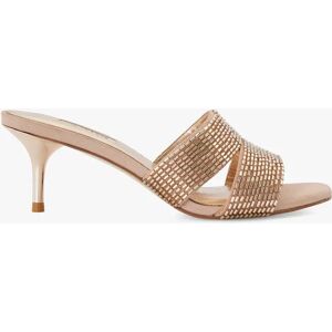 Dune Madelina Kitten Heel Mules, Rose Gold - Rose Gold - Female - Size: EU40