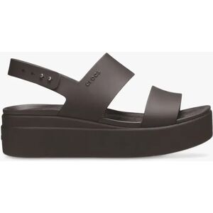 Crocs Brooklyn Low Wedge Platform Sandals, Black - Black - Female