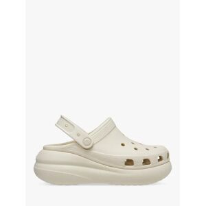 Crocs Classic Crush Clogs - Off White - Female - Size: 3