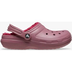 Crocs Classic Lined Clogs, Dark Pink - Dark Pink - Female - Size: 8