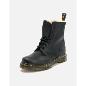 Women's Dr Martens 1460 Serena Wyoming Faux Fur Lined Womens Boot - Black Burnished Wyoming - Size: 6