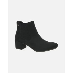 Rieker Women's Clover Womens Chelsea Boots - Black Micro - Size: 6