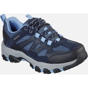 Skechers Women's Selmen West Highland Womens Walking Shoes - Navy Grey Lea Tex - Size: 3