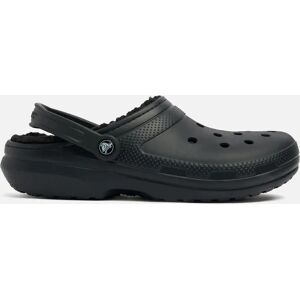 Women's Crocs Womens Classic Lined Clog Sandals (Black) - Size: M5/W6