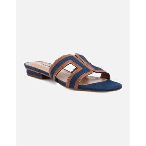 Dune London Women's Ladies Loupe - Smart Slider Sandals - Navy - Size: 7