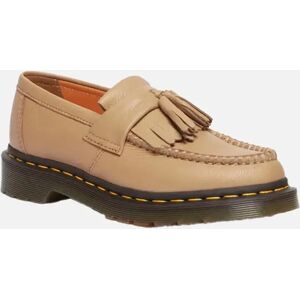 Dr Martens Women's Dr. Martens Womens Adrian Virginia Leather Tassel Loafers (Beige) - Cream - Size: 5