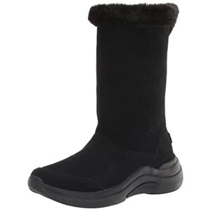 Skechers Women'S On-The-Go Midtown Fascinate Fashion Boot, Black Suede, 6 Uk