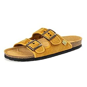 Natural World Unisex 7001E-646-44 Flat Sandal, Amarillo, 10 UK