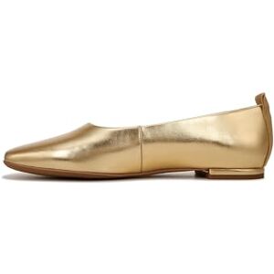 Franco Sarto Women's Vana Slip on Ballet Flat, Gold Metallic, 9.5