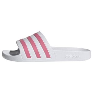 adidas Women's Adilette Aqua Slides Sandal, Bianco Ftwbla Tonros Ftwbla, 4 UK