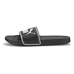 Unisex Leadcat FTR Slide Sandal, Puma Black-Puma Team Gold-Puma White, 7 UK