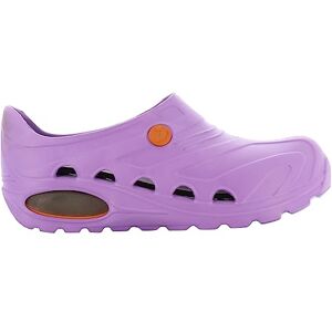 Oxypas Safety Jogger Lightweight Clog Women - Slip On Clog For Men, Anti-Slip, Anti-Bacterial, Anti-Static And Anti-Fungal, Ideal For Hospital And Kitchen, Lila Uk 9/10 Purple