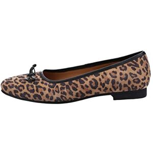 Hush Puppies Women's Naomi Ballet Flat, Leopard, 6 UK