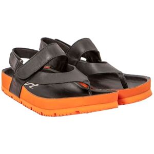 ART Unisex's 1625 Bordeaux Sandal, Nappa Black Orange, 4 UK