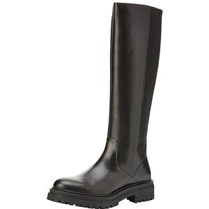 Geox Women's D Iridea Knee high Boot, Black, 6 UK