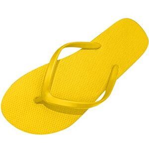 Generic Cute Sandal Slippers For Women Casual Fashion Beach Shoes Flip Flops Flat Shoes Thong Sandals Slippers Lace Sandals For Women (Yellow, 3.5)