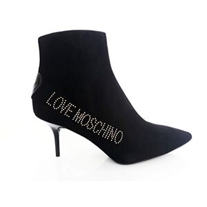 Love Moschino Women's SCA.nod.spillo Da 70 Mm, Camoscio Closed Toe Heels, Black (Nero 000), 6 UK