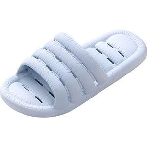 Ujsqndg Quick Dry Bathroom Slippers,Womens Mens Summer Non-Slip Shower Shoes Couple Solid Color Beach Pool Flat Sliders