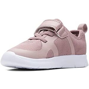 Clarks Ath Flux Toddler Textile Shoes In Pink Standard Fit Size 3.5