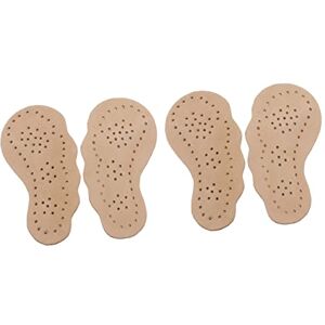 FOMIYES 2 Pairs Non-Slip Stickers Half Shoe Insoles Non-Slip Shoe Pads Non-Slip Sole Cushions High Heel Inserts of Foot Pads Skid- Resistance Shoes Sandal Insoles Half Pad Sandals Leather